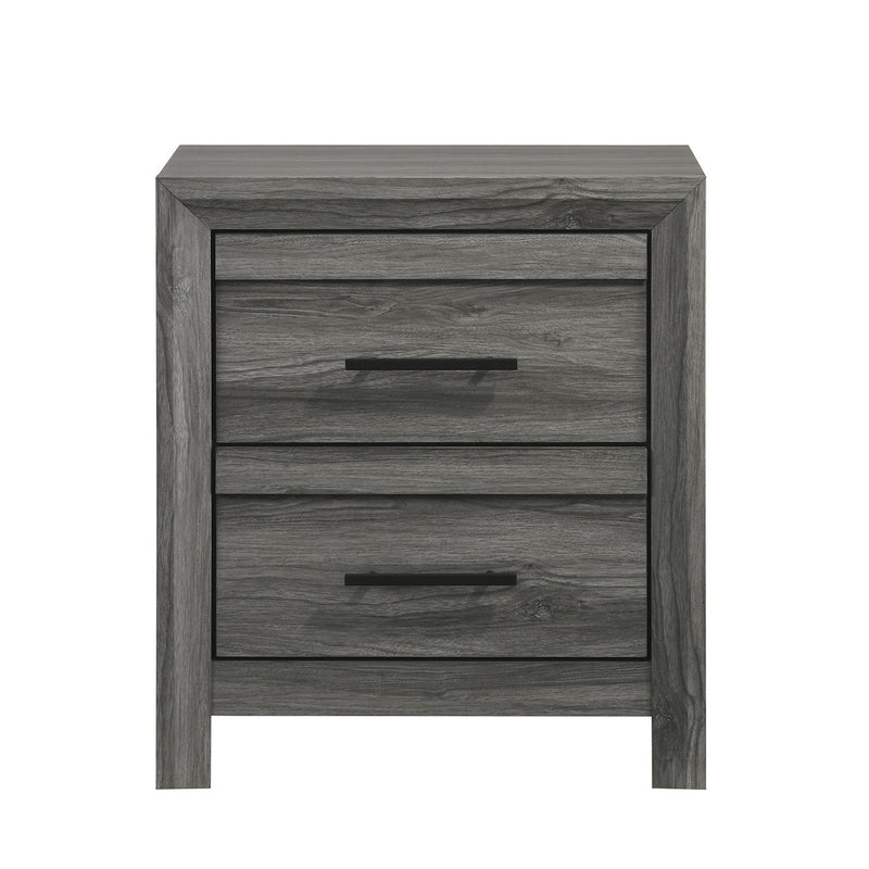 Denver - 2 Drawer Nightstand - Gray