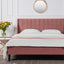 Aspen - Vertical Tufted Modern Headboard Platform Bed Set