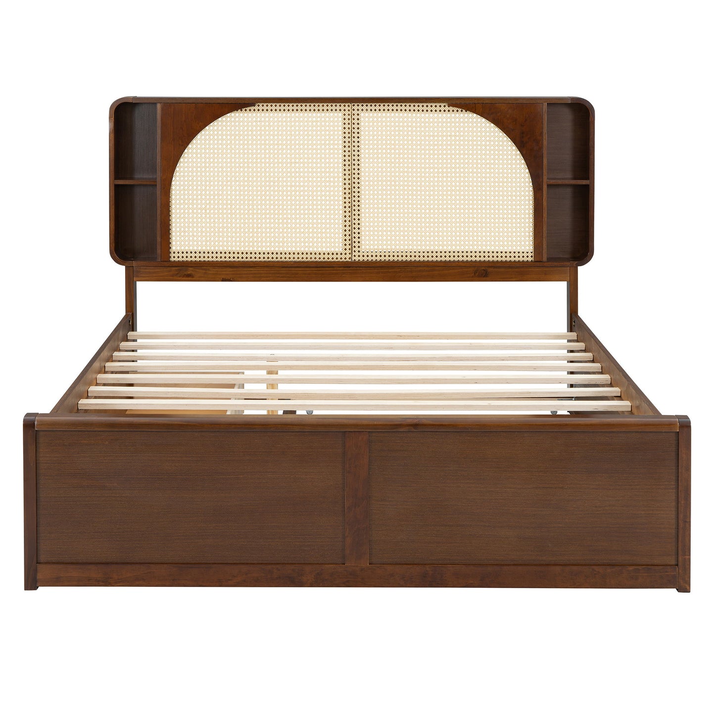 Headboard Bed With 2 Drawers And Trundle