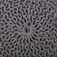 Hazel - Modern Knitted Cotton Yarn Round Pouf With Eco Friendly Pet Fibers - Dark Gray