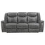 Hudson - Motion Sofa Pillow Top Arms Reclining Comfort - Gray