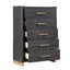 Clifton - 5 Drawer Chest - Espresso