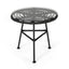 Petrichor - Outdoor Side Table With Tempered Glass And Steel Frame