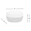Willow - Round Upholstered Patio Ottoman