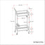 Watts - Bar Cart - Chrome
