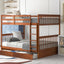 Bunk Bed With Ladders And 2 Storage Drawers