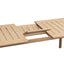 Wesley - Patio Dining Table With Self Storing Leaf - Light Brown