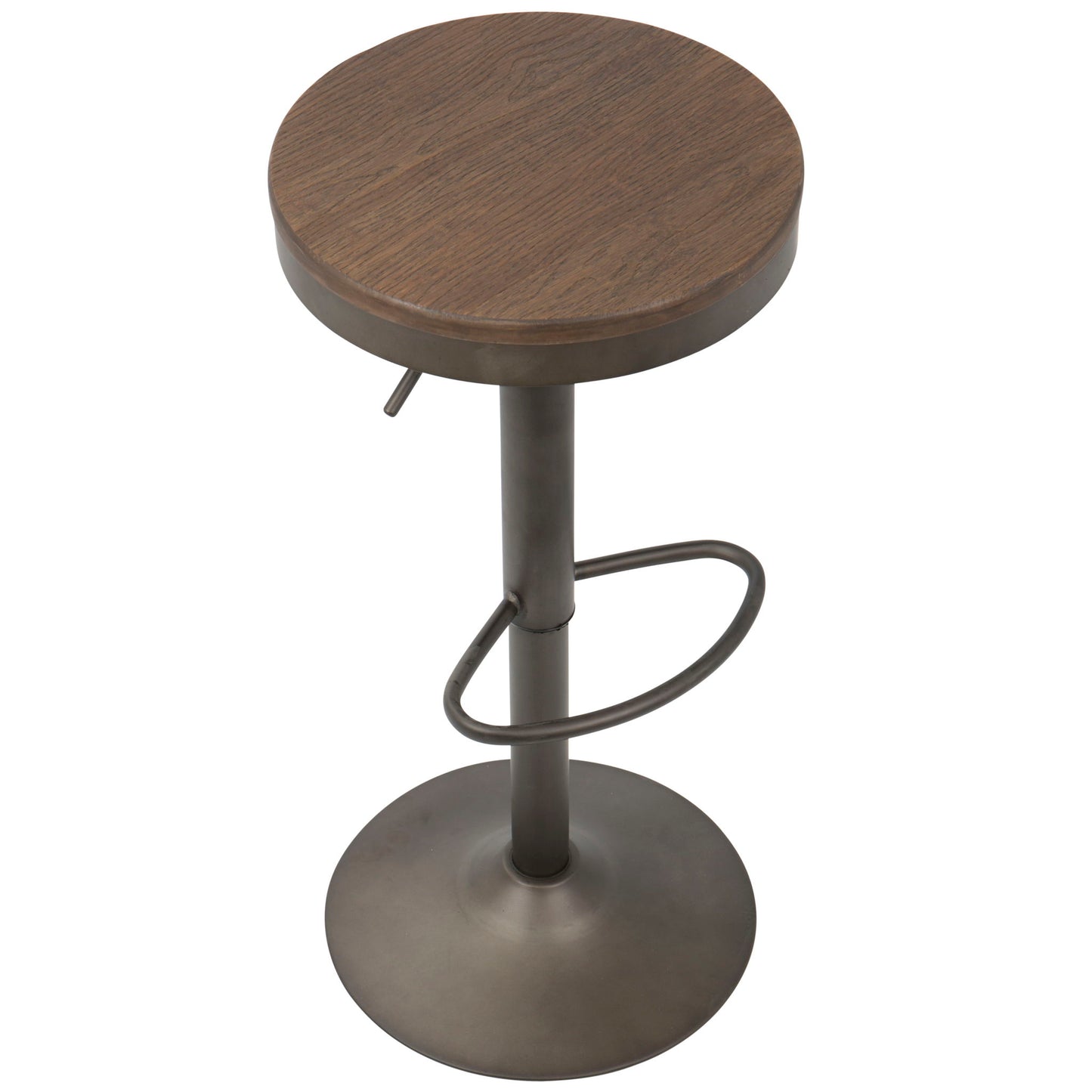 Dakota - Industrial Design Adjustable Barstool (Set of 2)