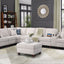 Ted - Sectional Sofa With Ottoman - Beige