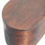 Rounded Lid Up Blanket Box