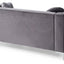 Glam Styled Micro Suede Loveseat