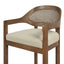 Americana - Mid-Century Modern Cane Back Counter Stool