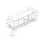 TV Stand, Storage Cabinet With Open And Closed Shelves, Console For Living Room - Black