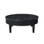 Tate - Round One Drawer Coffee Table - Black