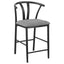 Tazman - Counter Height Dining Side Chair (Set of 2) - Gray