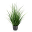 23" Tall, Artificial Plant, Grass, Indoor, Faux, Fake, Table, Greenery, Potted, Real Touch, Decorative - Green / Black