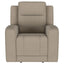 Slater - 3 Piece Upholstered Reclining Sofa Set And Built In Storage - Taupe