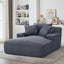 Cloudline - Oversized Chaise Lounge, Modern Comfy Couch With Full Foam Cushioning, Cozy Sleeper Sofabed