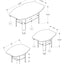 Table Set: Coffee, End, Side, Accent, Living Room, Transitional (Set of 3) - Espresso