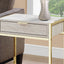 Accent Side Table, Storage Drawer, Spacious Tabletop