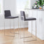 Fuji - Contemporary And Modern Elegance High Back Barstool