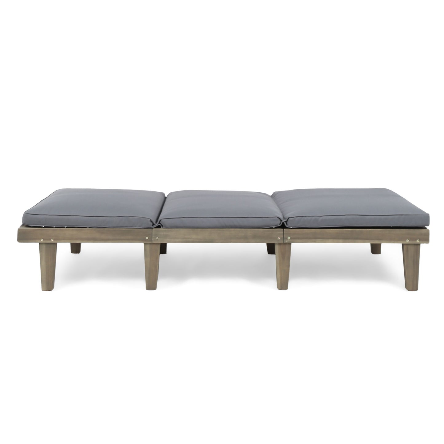 Ariana - Wood Chaise Lounge With Cushion
