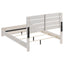 Slatted Headboard Panel Bed