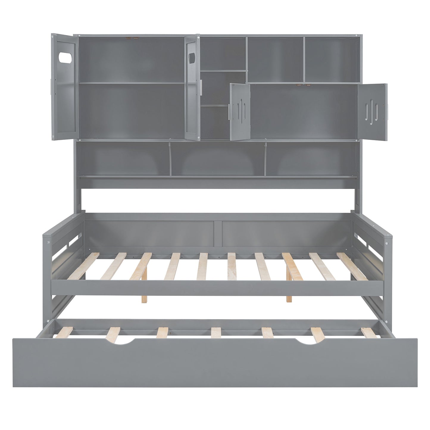 Daybed & All-In-One Cabinet And Shelf