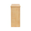 Fluted Console Table With Semi Circular Drawers - Natural