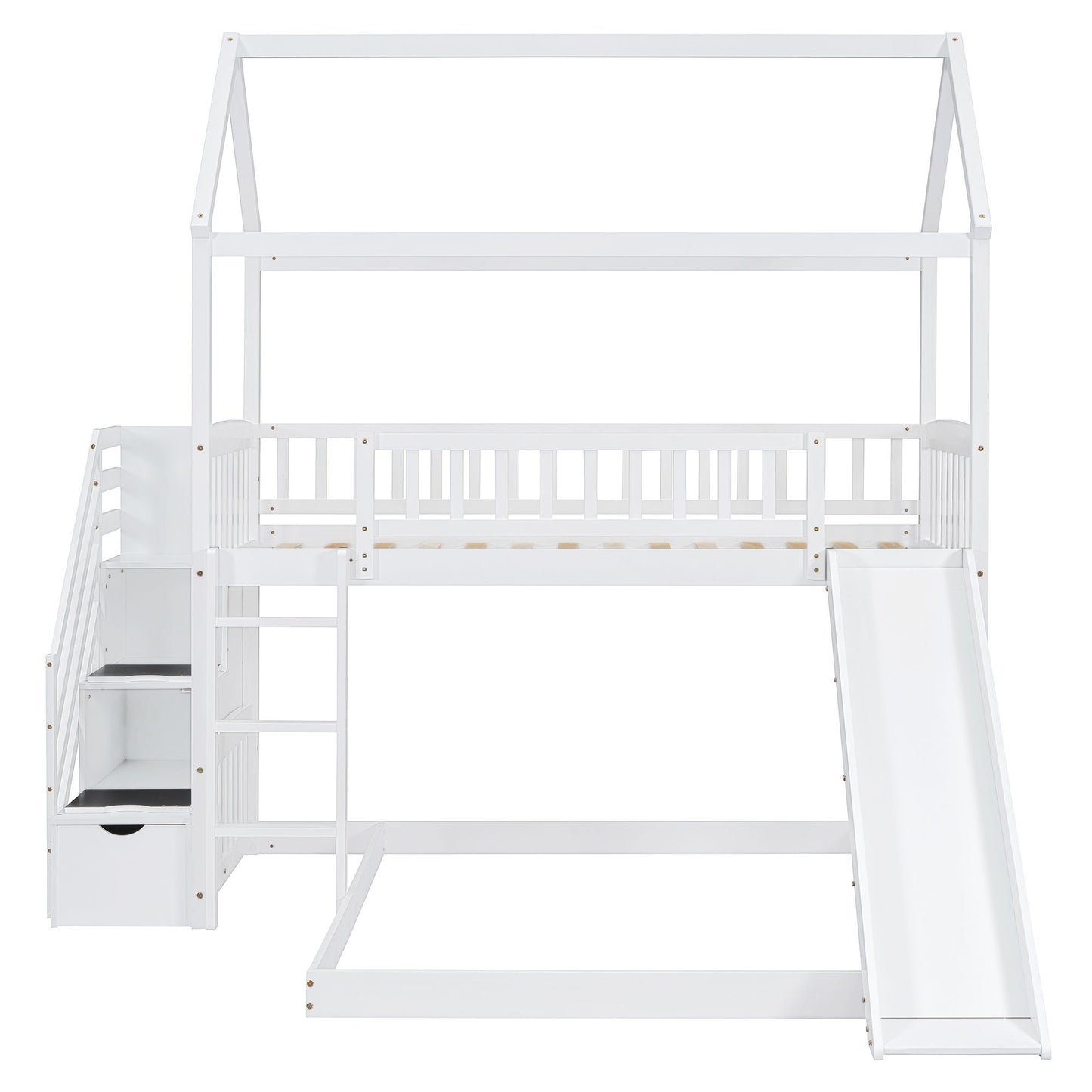 House Bunk Bed With Slide
