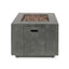 Outdoor Patio Gas Burning Fire Pit Table 50, 000 Btu, Square