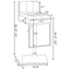 Alameda - Adjustable Bar Stool - White