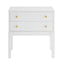Alonso - 2 Drawer Nightstand - White
