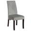 Shandra - 5 Piece Dining Set Tabletop And Upholstered Side Chairs - Gray