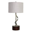 Nightstand Desk Lamp With Twisted Base - White