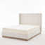 Hosford - Minimalist Upholstered Wingback Bed
