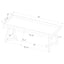 Upholstered Tufted Bench - Gray