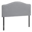 Full Size, Bed Headboard Only, Upholstered Transitional - Gray