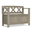 Amherst - Small Transitional Entryway Storage Bench