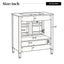 Elegant Fluted Bathroom Vanity With Sink, Soft Close Doors & Drawer