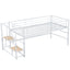 Loft Bed With Storage Stairs And Metal Frame