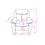Blanche - Glider Recliner With LED, Pillow Top Arms