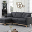 Colton - Reversible Sleeper Sectional Sofa With Storage Chaise - Dark Gray