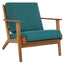 Connor - Modern Genuine Lounge Chair