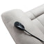 Chriki - Power Motion Recliner With Lift Heating Massage Chair - Beige