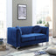 Glam Styled Micro Suede Loveseat