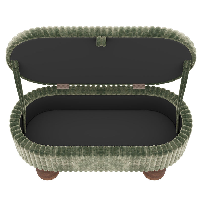 Modern Storage Ottoman Bench For Living Room