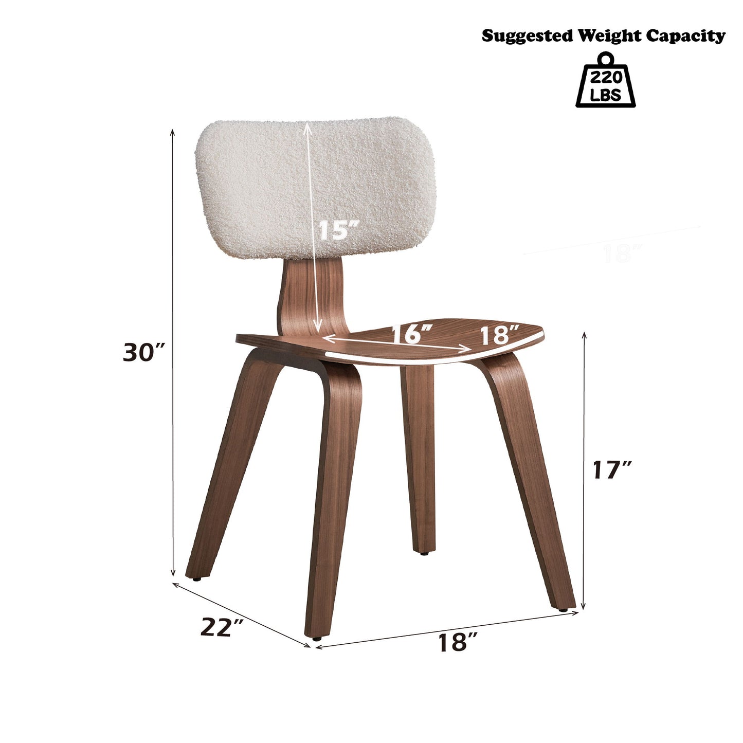 Casson - 5 Piece Dining Room Set - Walnut