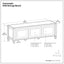 Connaught - Large Storage Bench Trunk - Dark Brown