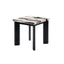 Strata - Faux Marble 3 Piece Occasional Set (1 Coffee & 2 End Tables) - Black / White